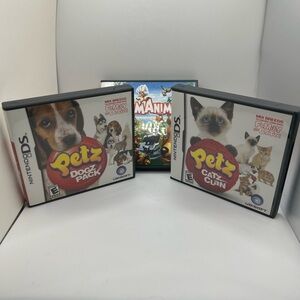 Dogz Pack and Catz Clan Nintendo DS Empty Case Set